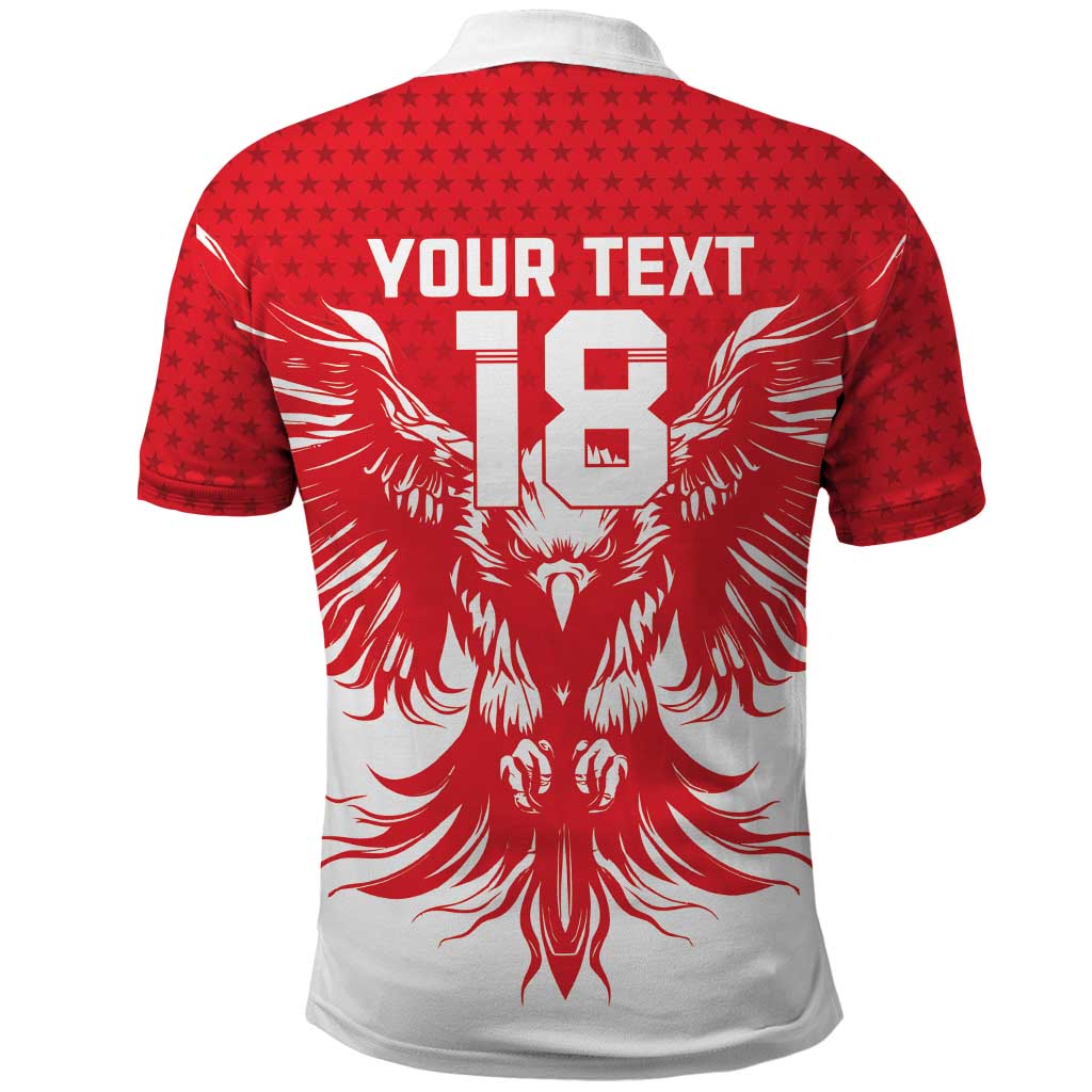 Custom Tunisia Football Polo Shirt Eagles of Carthage Spirit - African Pride