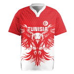 Custom Tunisia Football Rugby Jersey Eagles of Carthage Spirit - African Pride