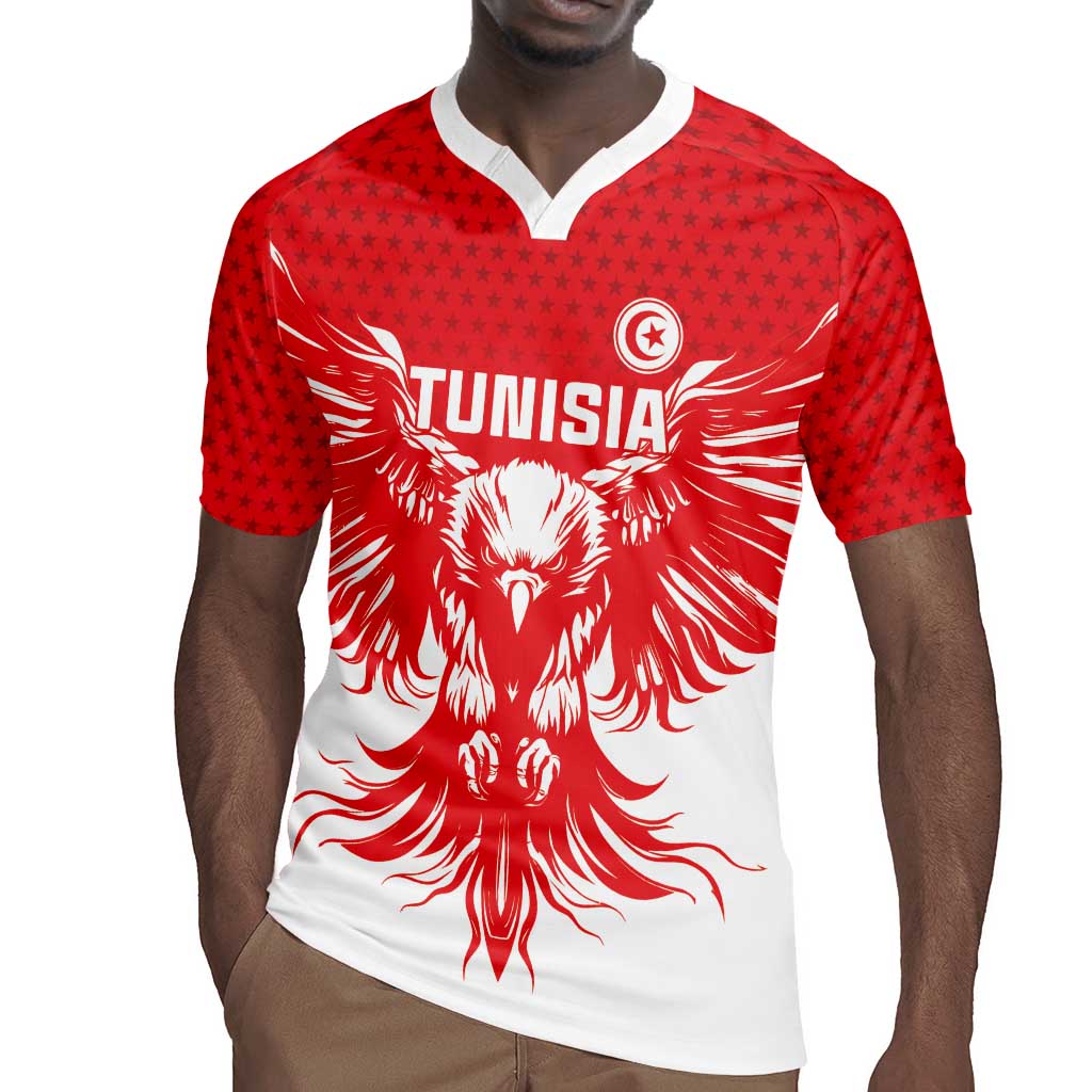 Custom Tunisia Football Rugby Jersey Eagles of Carthage Spirit - African Pride