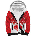 Custom Tunisia Football Sherpa Hoodie Eagles of Carthage Spirit - African Pride