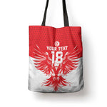 Custom Tunisia Football Tote Bag Eagles of Carthage Spirit - African Pride
