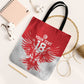 Custom Tunisia Football Tote Bag Eagles of Carthage Spirit - African Pride