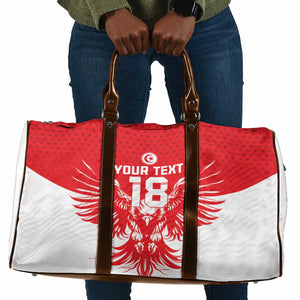 Custom Tunisia Football Travel Bag Eagles of Carthage Spirit - African Pride