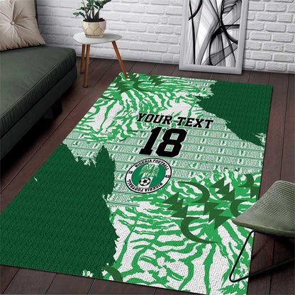 Custom Nigeria Fooball Area Rug Super Eagles National Pride