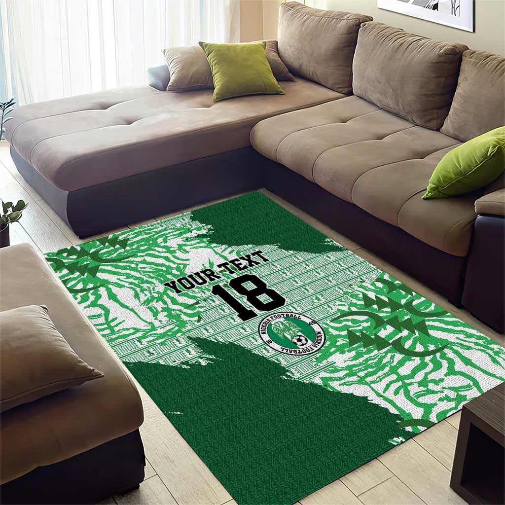Custom Nigeria Fooball Area Rug Super Eagles National Pride