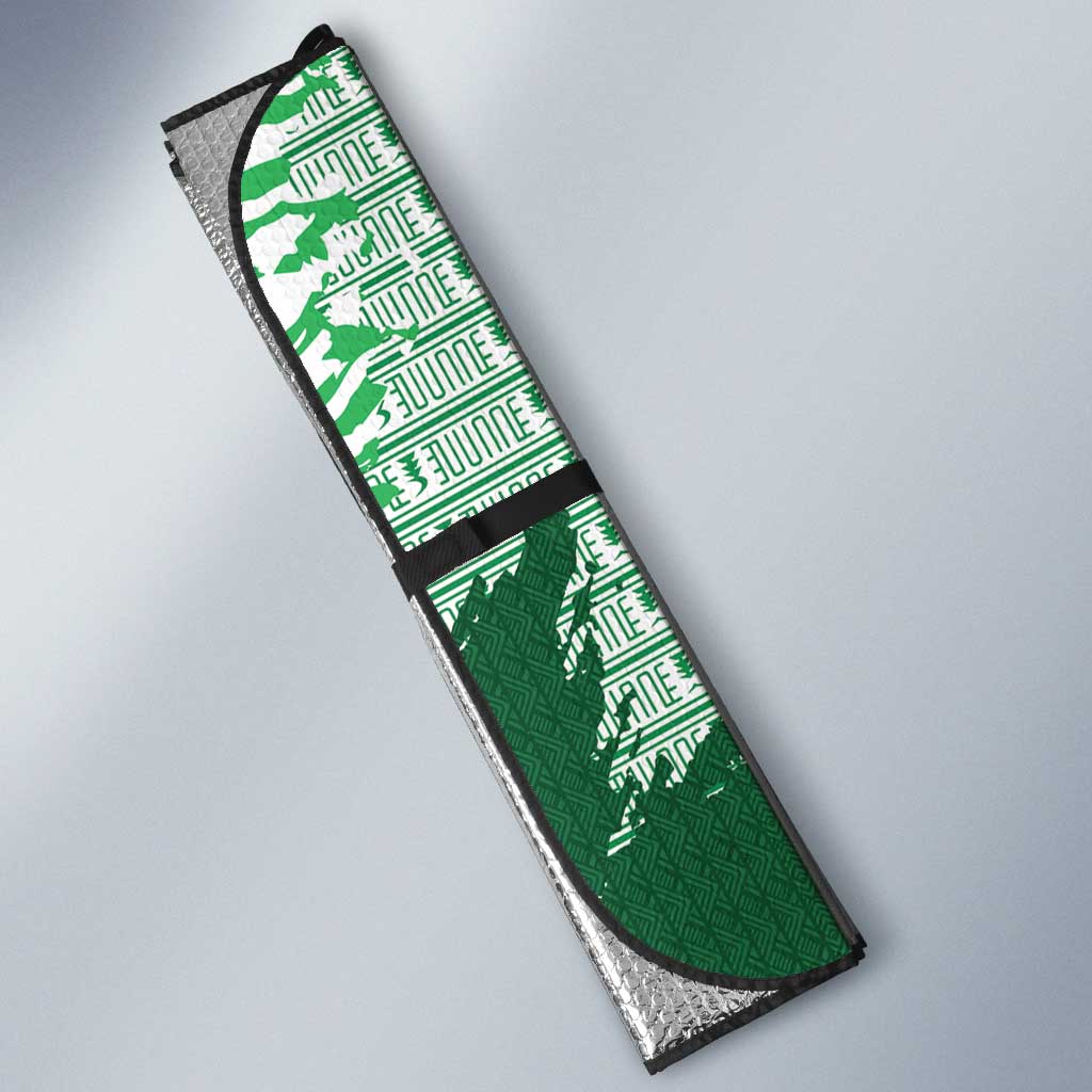 Custom Nigeria Fooball Auto Sun Shade Super Eagles National Pride