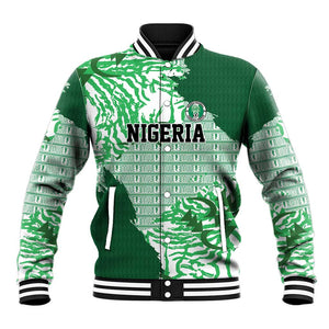 Custom Nigeria Fooball Baseball Jacket Super Eagles National Pride