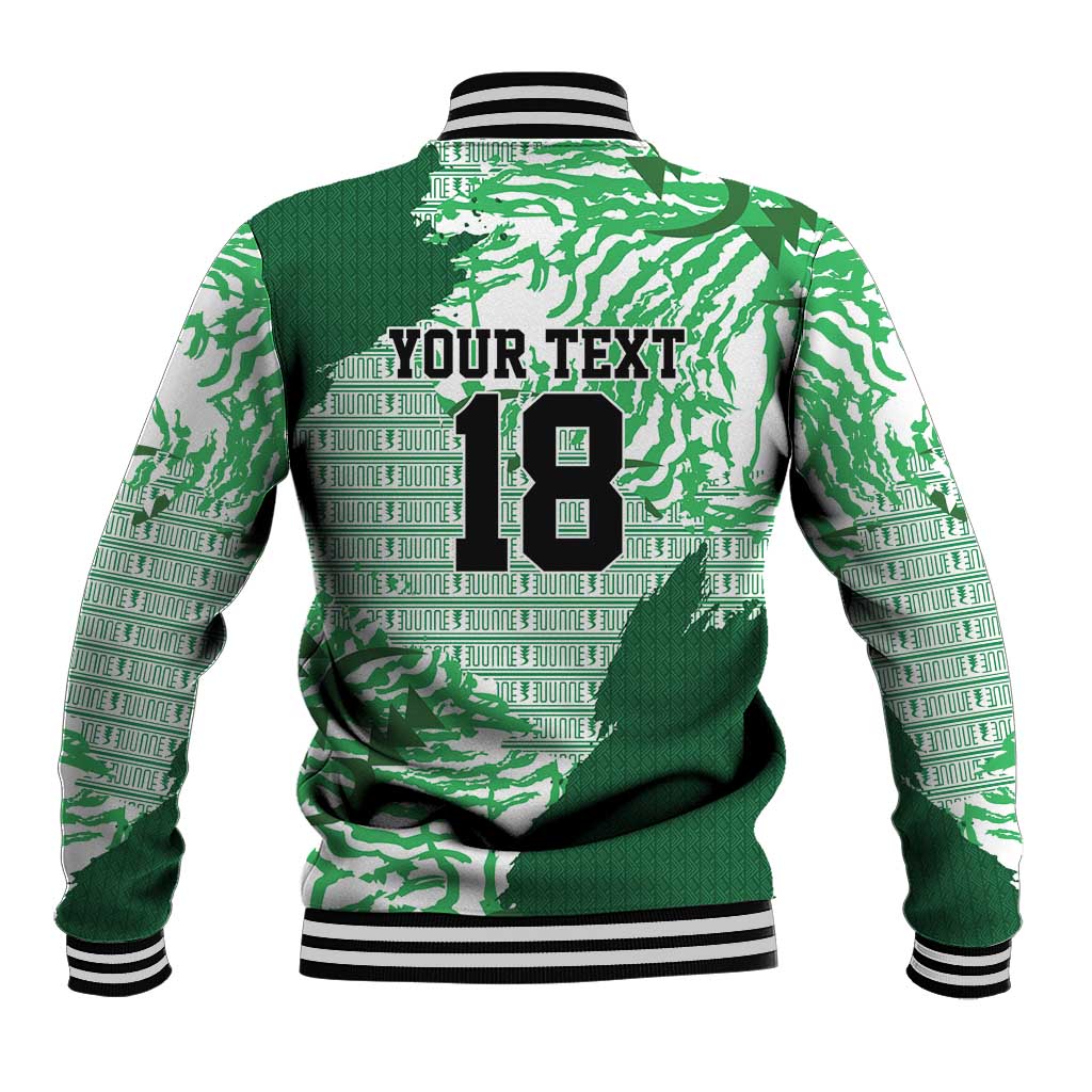 Custom Nigeria Fooball Baseball Jacket Super Eagles National Pride