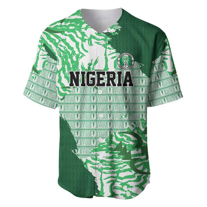 Custom Nigeria Fooball Baseball Jersey Super Eagles National Pride