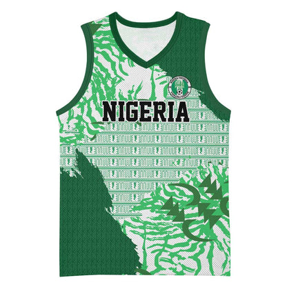 Custom Nigeria Fooball Basketball Jersey Super Eagles National Pride