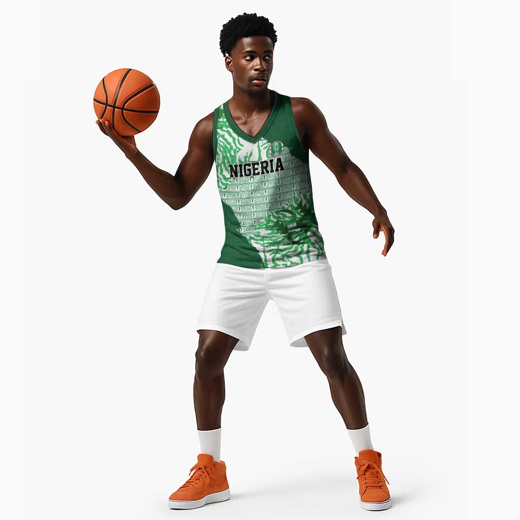 Custom Nigeria Fooball Basketball Jersey Super Eagles National Pride