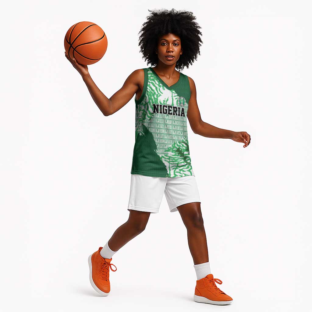 Custom Nigeria Fooball Basketball Jersey Super Eagles National Pride