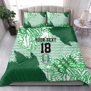 Custom Nigeria Fooball Bedding Set Super Eagles National Pride