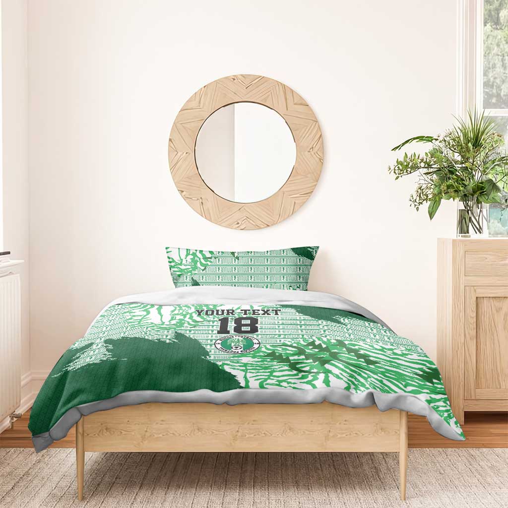 Custom Nigeria Fooball Bedding Set Super Eagles National Pride