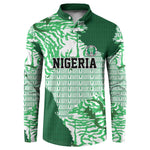 Custom Nigeria Fooball Button Sweatshirt Super Eagles National Pride