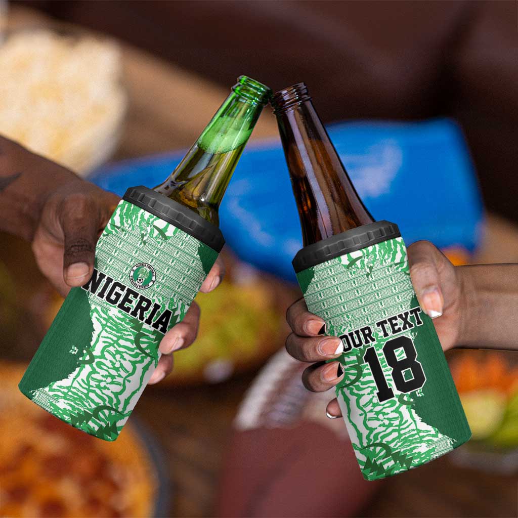 Custom Nigeria Fooball 4 in 1 Can Cooler Tumbler Super Eagles National Pride