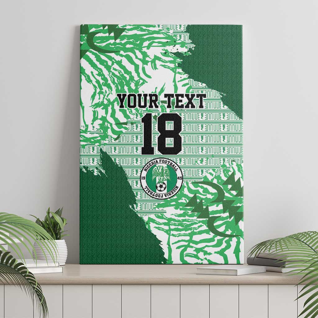 Custom Nigeria Fooball Canvas Wall Art Super Eagles National Pride