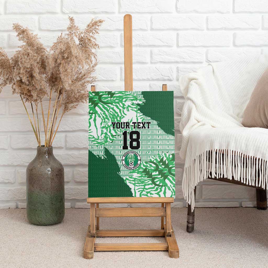 Custom Nigeria Fooball Canvas Wall Art Super Eagles National Pride