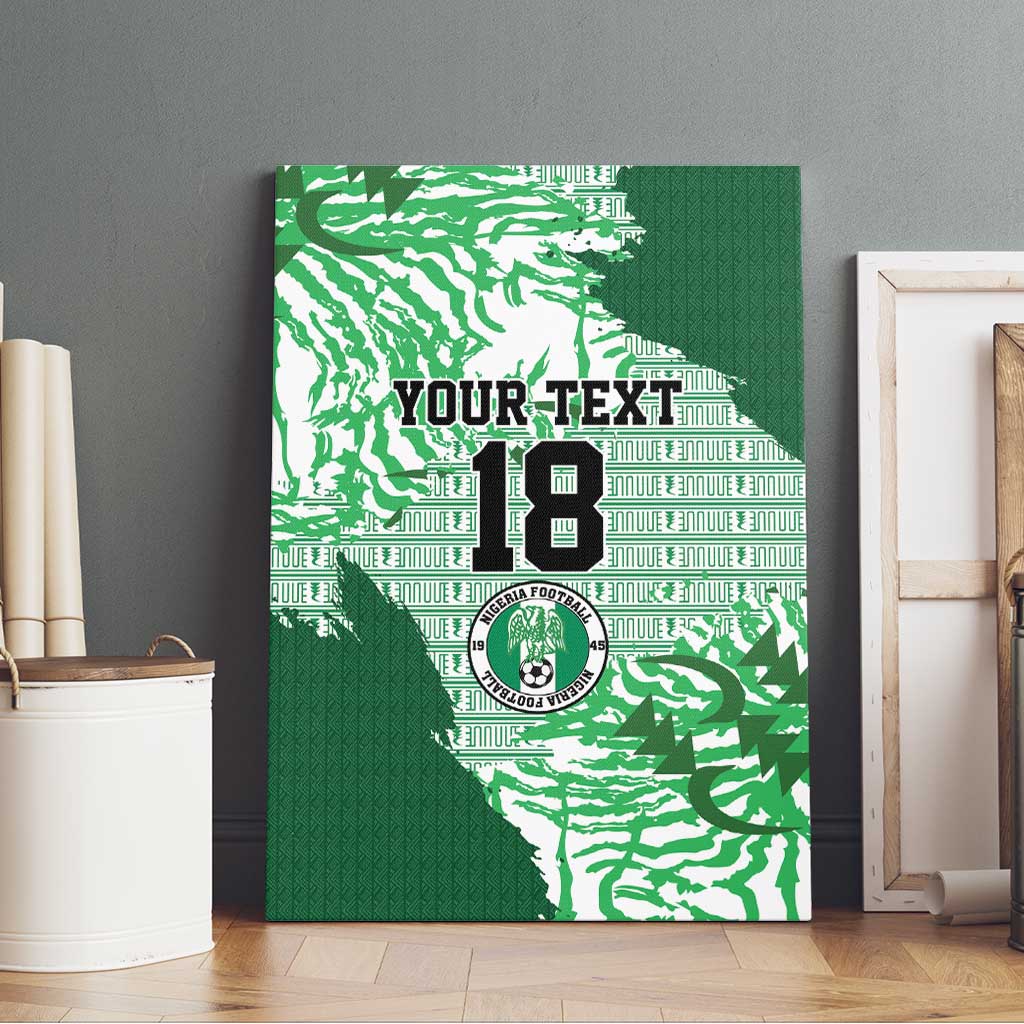 Custom Nigeria Fooball Canvas Wall Art Super Eagles National Pride