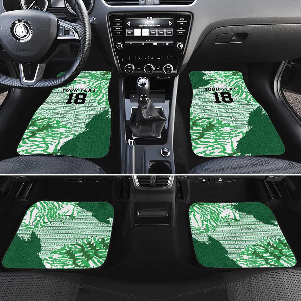 Custom Nigeria Fooball Car Mats Super Eagles National Pride
