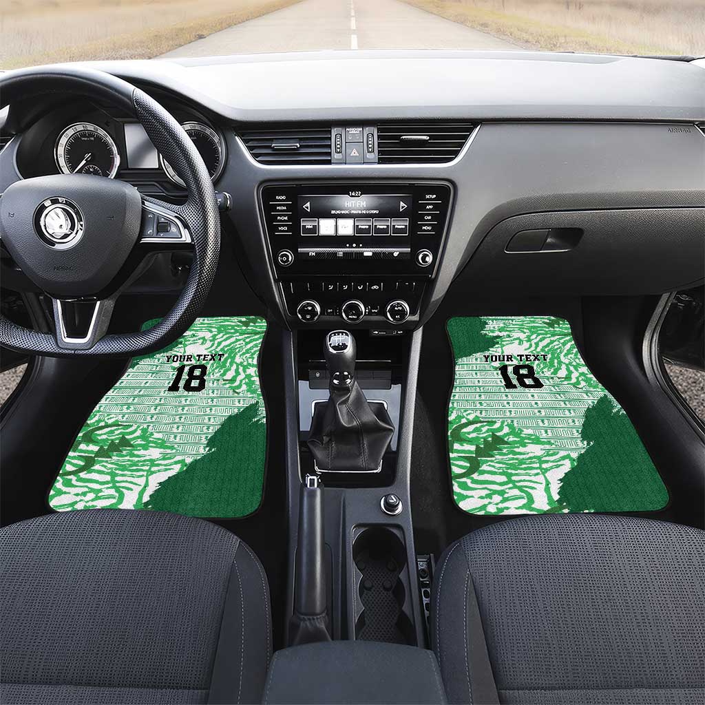 Custom Nigeria Fooball Car Mats Super Eagles National Pride