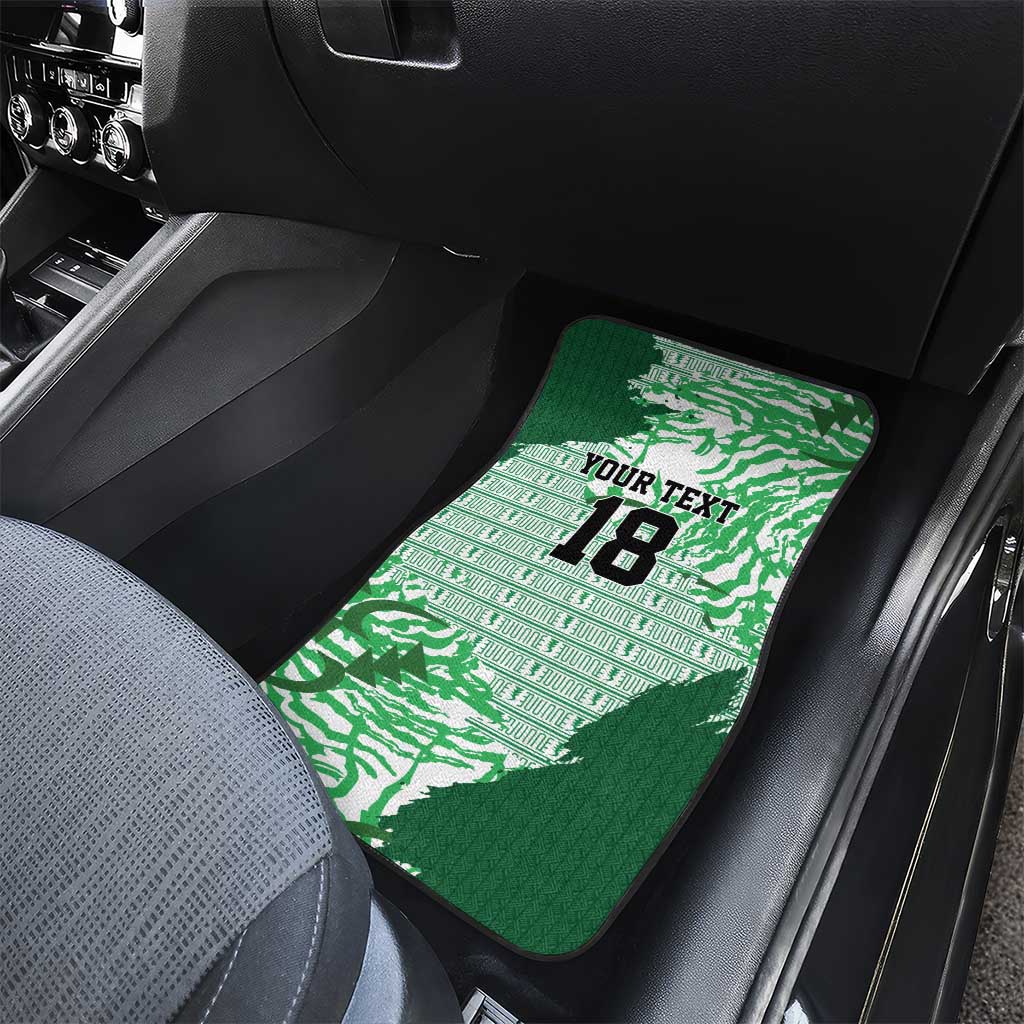 Custom Nigeria Fooball Car Mats Super Eagles National Pride