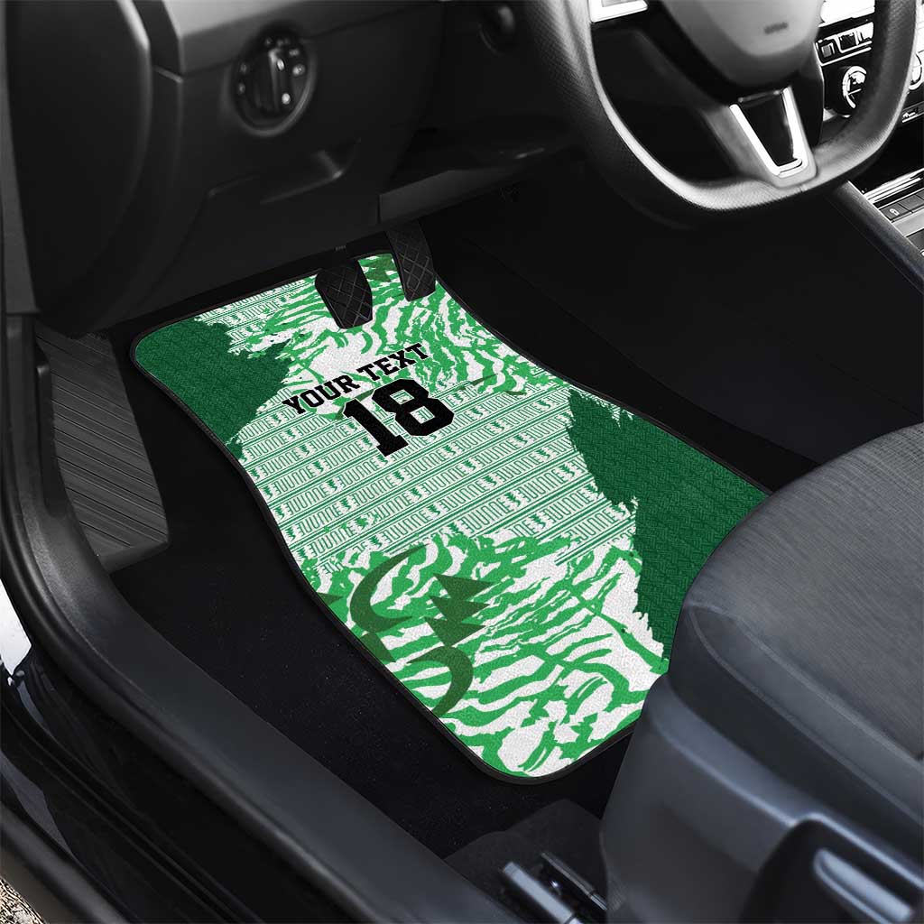 Custom Nigeria Fooball Car Mats Super Eagles National Pride