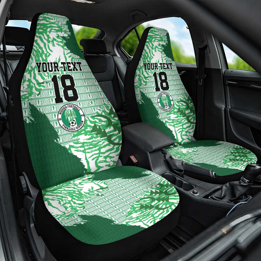 Custom Nigeria Fooball Car Seat Cover Super Eagles National Pride