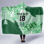 Custom Nigeria Fooball Hooded Blanket Super Eagles National Pride