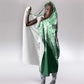 Custom Nigeria Fooball Hooded Blanket Super Eagles National Pride