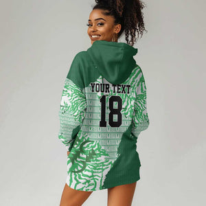 Custom Nigeria Fooball Hoodie Dress Super Eagles National Pride