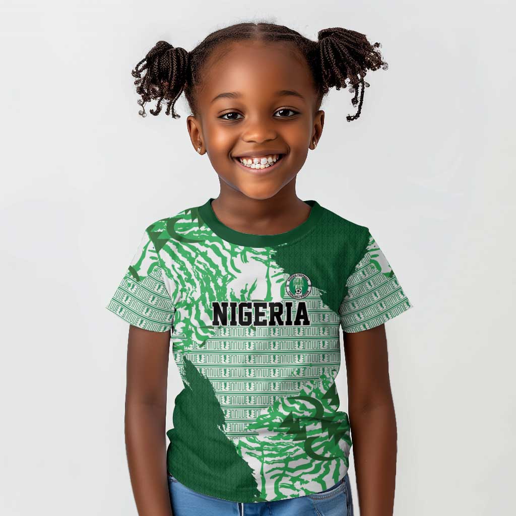 Custom Nigeria Fooball Kid T shirt Super Eagles National Pride