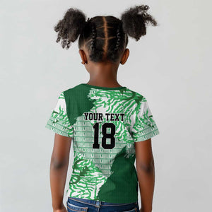 Custom Nigeria Fooball Kid T shirt Super Eagles National Pride