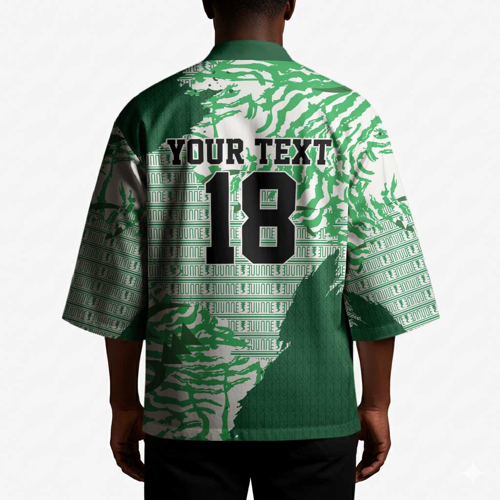 Custom Nigeria Fooball Kimono Super Eagles National Pride