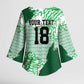 Custom Nigeria Fooball Kimono Sleeve Blouse Super Eagles National Pride