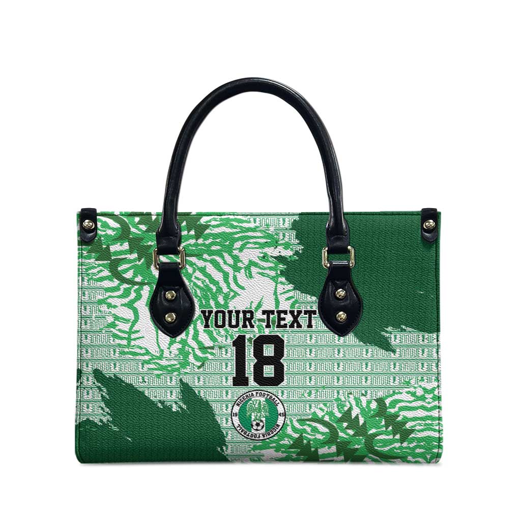 Custom Nigeria Fooball Leather Bag Super Eagles National Pride