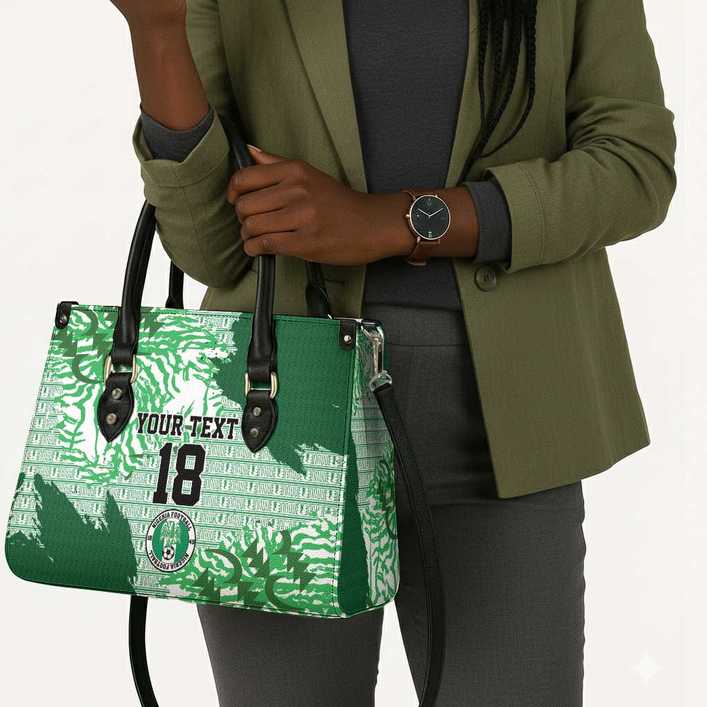 Custom Nigeria Fooball Leather Bag Super Eagles National Pride