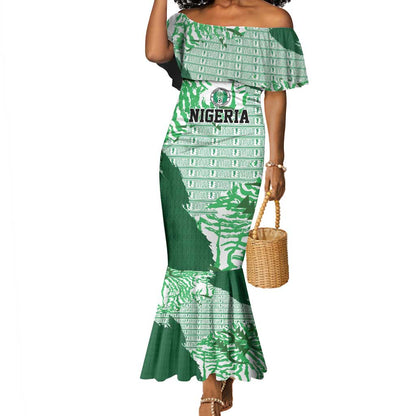 Custom Nigeria Fooball Mermaid Dress Super Eagles National Pride