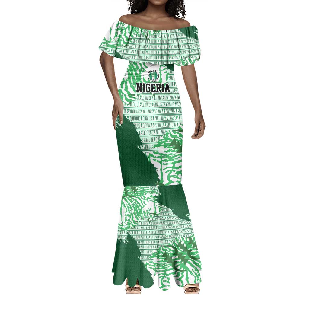 Custom Nigeria Fooball Mermaid Dress Super Eagles National Pride