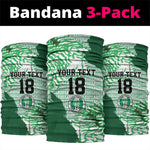 Custom Nigeria Fooball Neck Gaiter Super Eagles National Pride