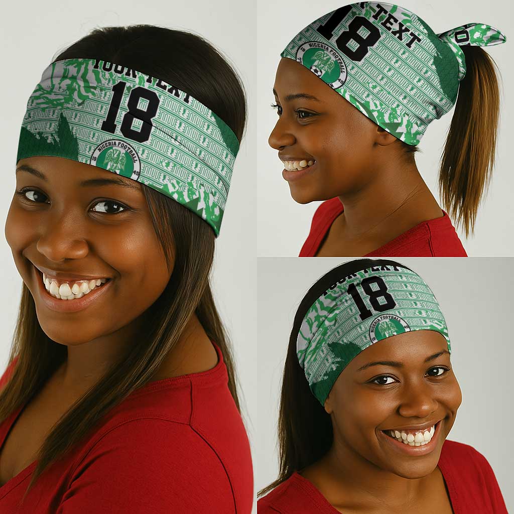 Custom Nigeria Fooball Neck Gaiter Super Eagles National Pride