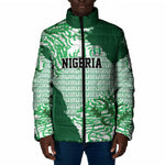 Custom Nigeria Fooball Padded Jacket Super Eagles National Pride