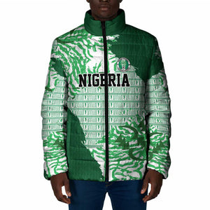 Custom Nigeria Fooball Padded Jacket Super Eagles National Pride