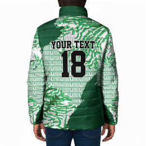 Custom Nigeria Fooball Padded Jacket Super Eagles National Pride