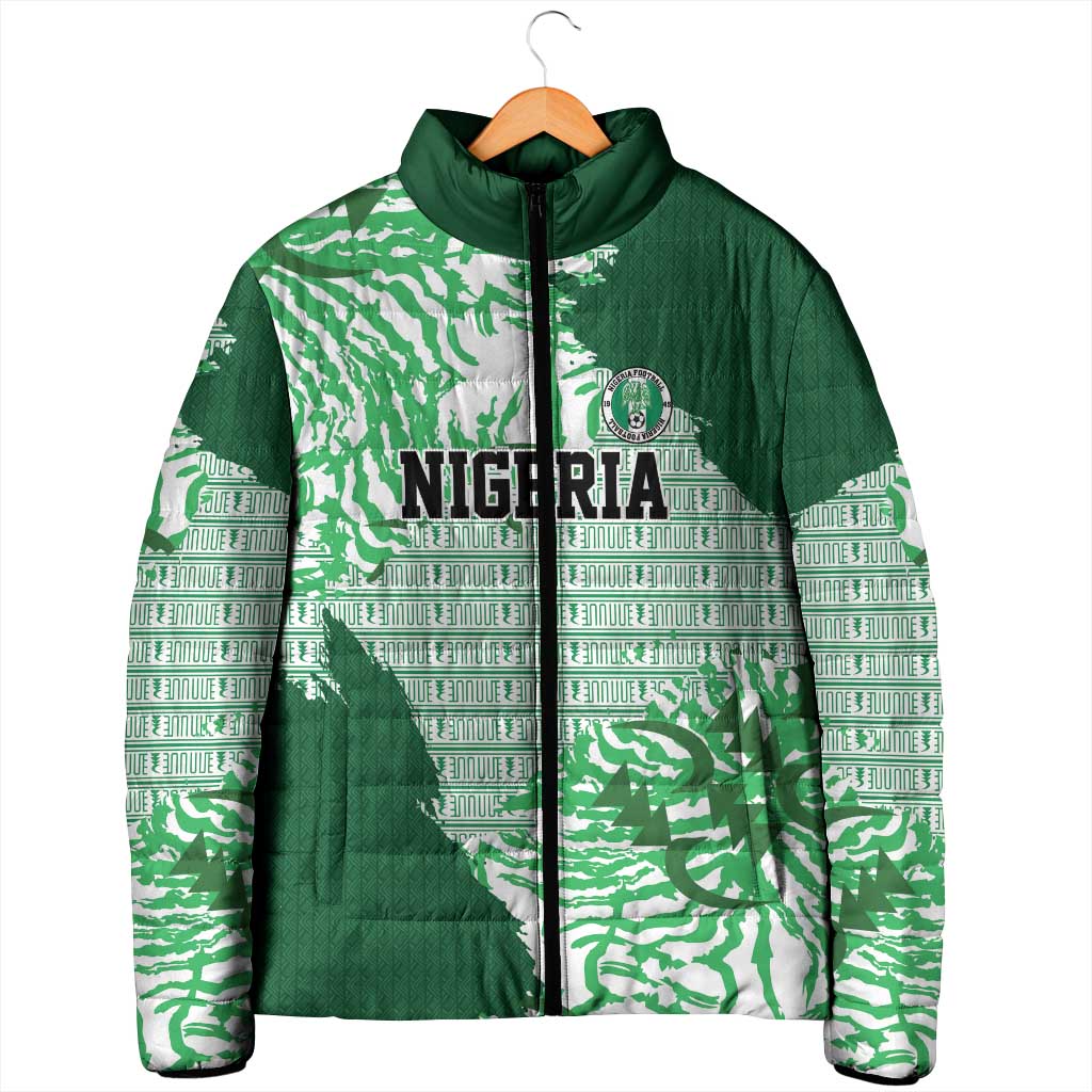 Custom Nigeria Fooball Padded Jacket Super Eagles National Pride