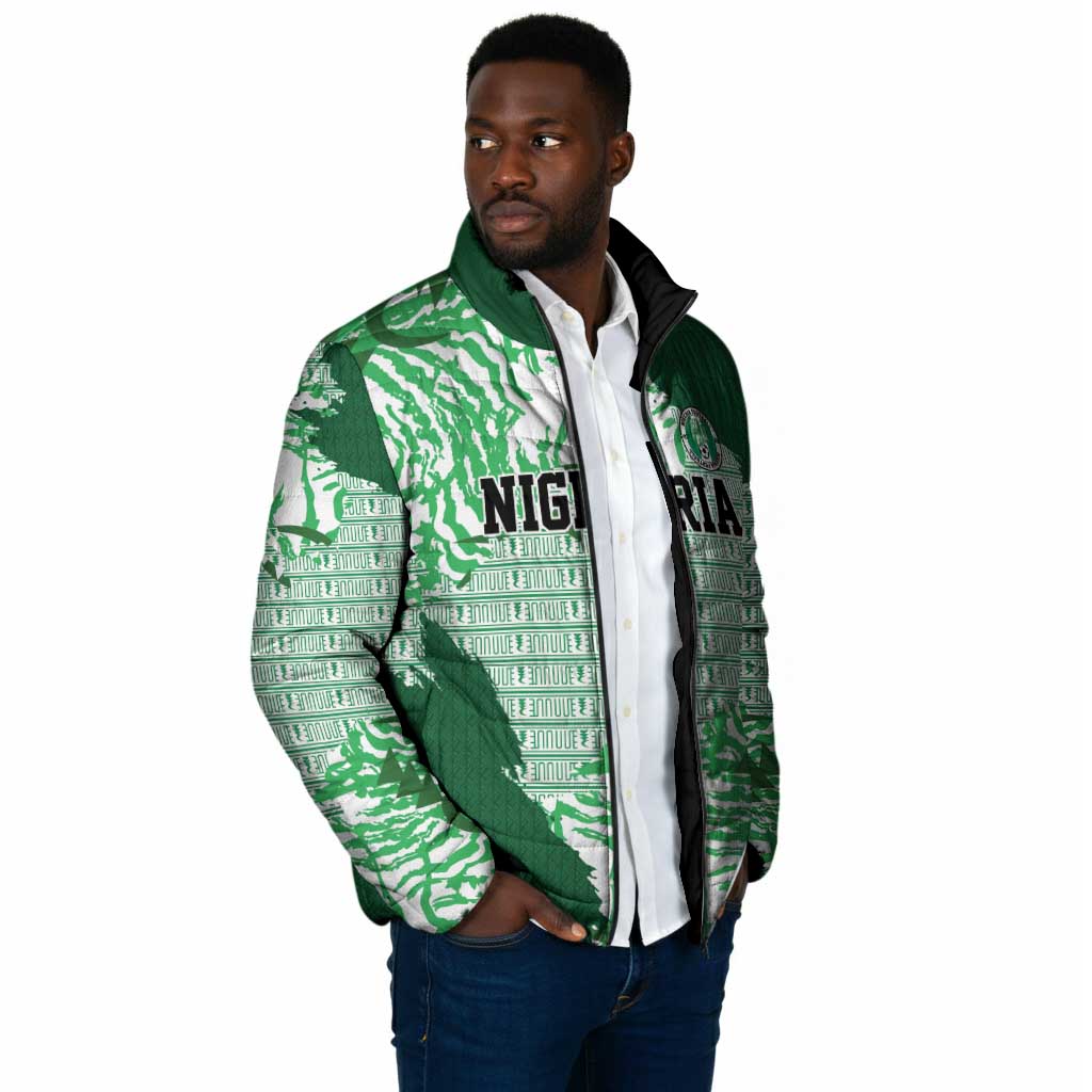 Custom Nigeria Fooball Padded Jacket Super Eagles National Pride