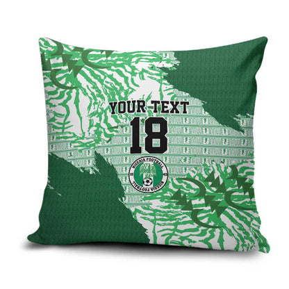 Custom Nigeria Fooball Pillow Cover Super Eagles National Pride