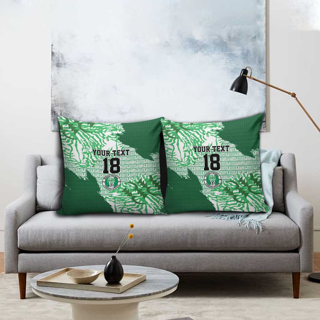 Custom Nigeria Fooball Pillow Cover Super Eagles National Pride