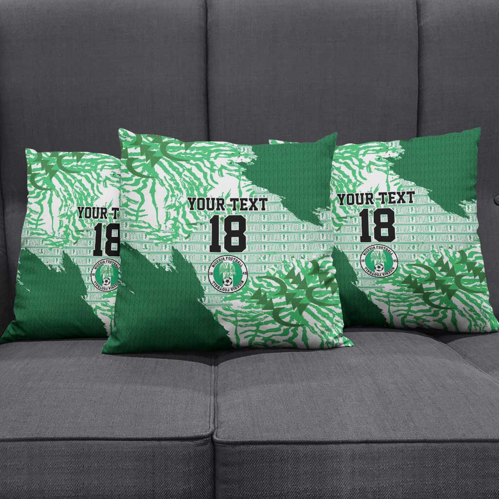 Custom Nigeria Fooball Pillow Cover Super Eagles National Pride