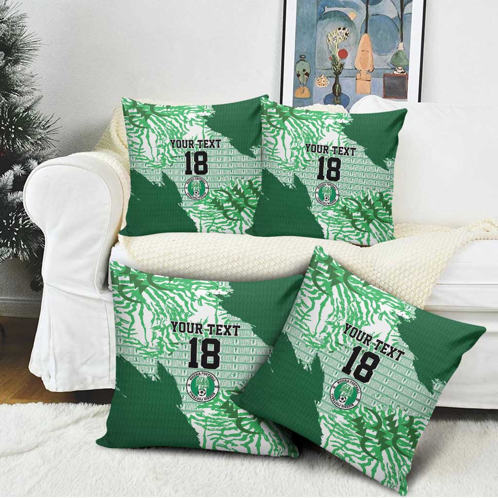 Custom Nigeria Fooball Pillow Cover Super Eagles National Pride